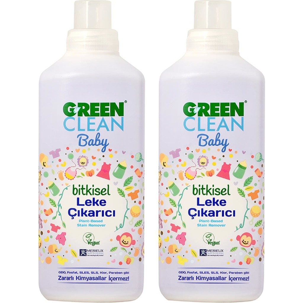U Green Clean Baby Bitkisel Leke Çıkarıcı 1 lt - 2 Adet Çamaşır Yıkama Fiyatı