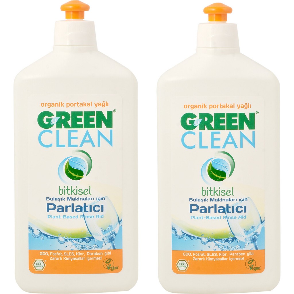 U Green Clean Bitkisel Bulaşık Makinesi Parlatıcı 500 ml - 2 Adet Bulaşık Makineleri Fiyatı