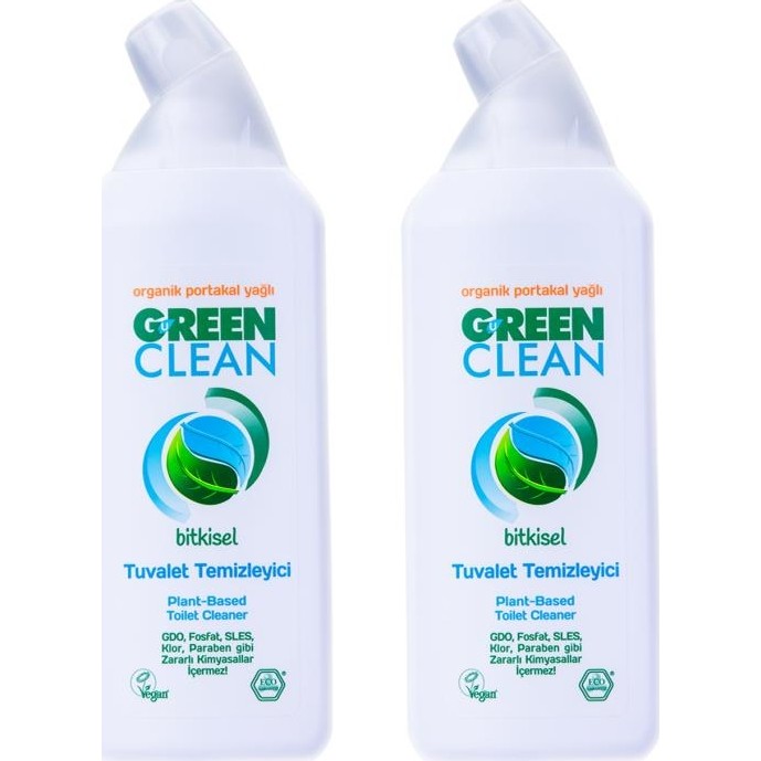 U Green Clean Portakal Yağlı Tuvalet Temizleyici 750 ml 2'li Set Deterjan ve Temizlik Ürünleri Fiyatı