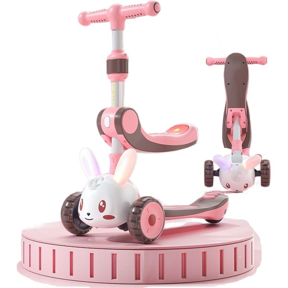 Uapqgm Çocuk Oyuncak Scooter Katlanır Bebek Kaygan Araba Üçü Bir Arada Scooter (Yurt Dışından) - Pembe Pedallı Araçlar Fiyatı