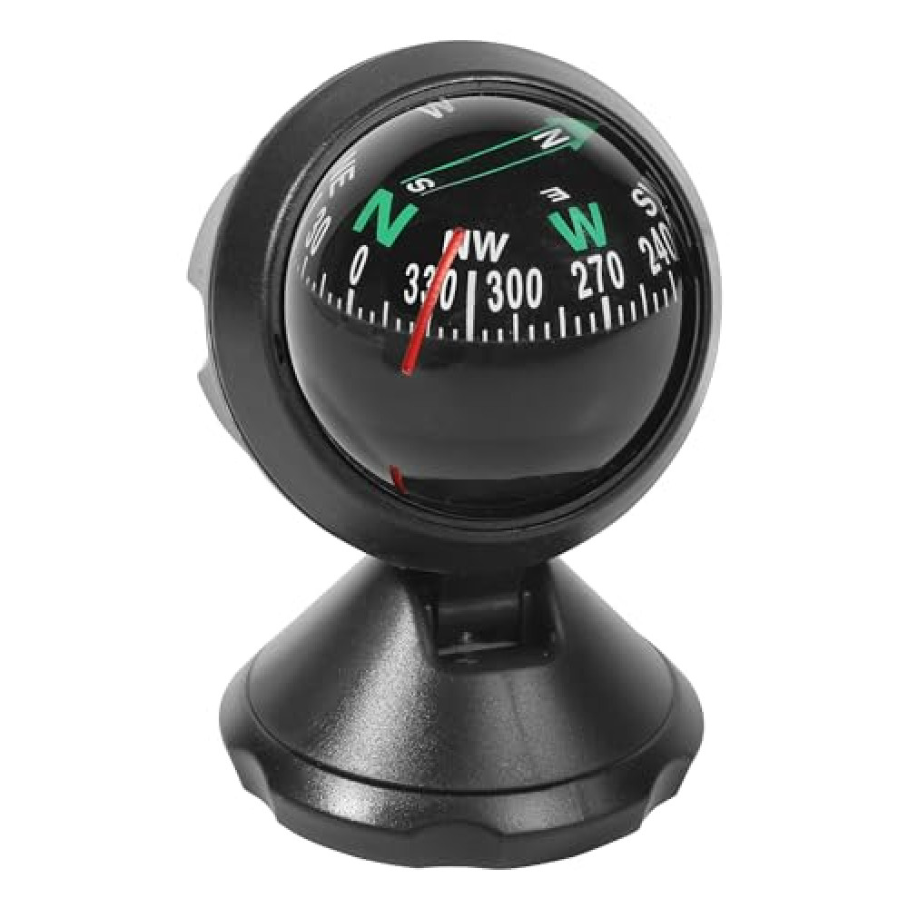 UBOG Car Compass,Compass for Car,Automotive Compass Ball,Car Accessories Auto Compass Car Compass Dashboard,Car Mount Compass with Bottom Stick,Dashboard Compass for Boat Car Truck to Find Direction