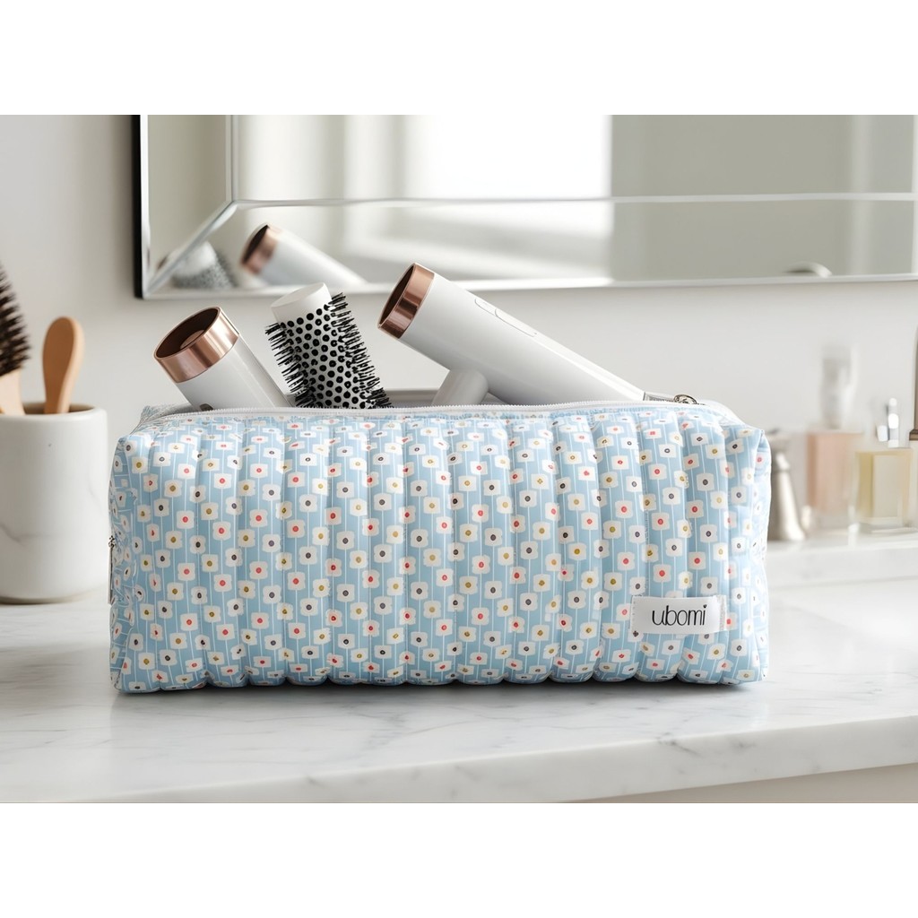 Ubomi Frezy Çiçekli Airwrap Ve Tüm Saç Şekillendiriciler İçin Seyahat Ve Kişisel Bakım Çantası Büyük Boy Makyaj Çantası Fiyatı