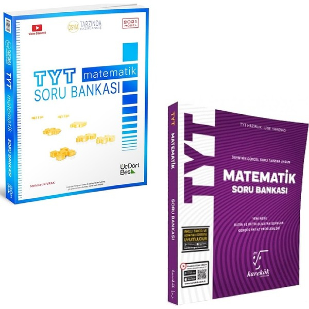 Üç Dört Beş Yayıncılık - Karekök Yayınları TYT Matematik Seti + HEDİYE Matematik Fiyatı