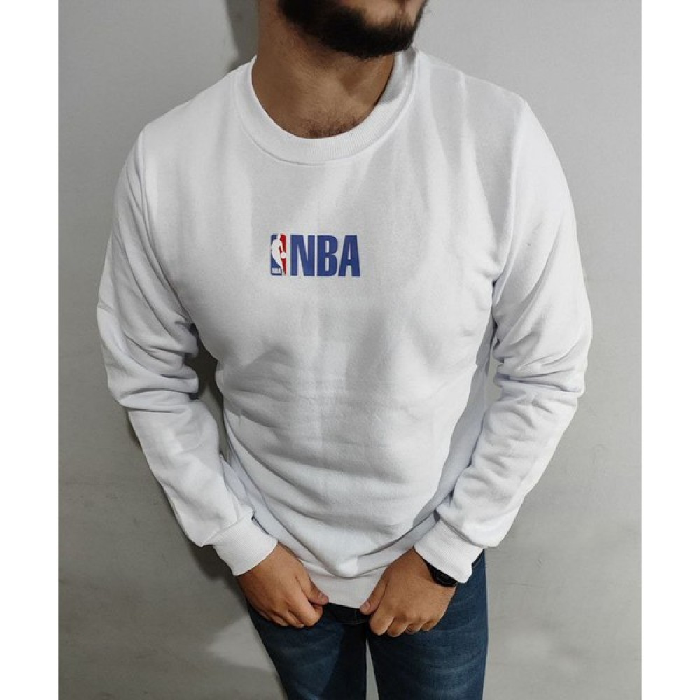 Üç Iplik Baskılı Şardonlu O Yaka Erkek Sweatshirt Erkek Sweatshirt Fiyatı