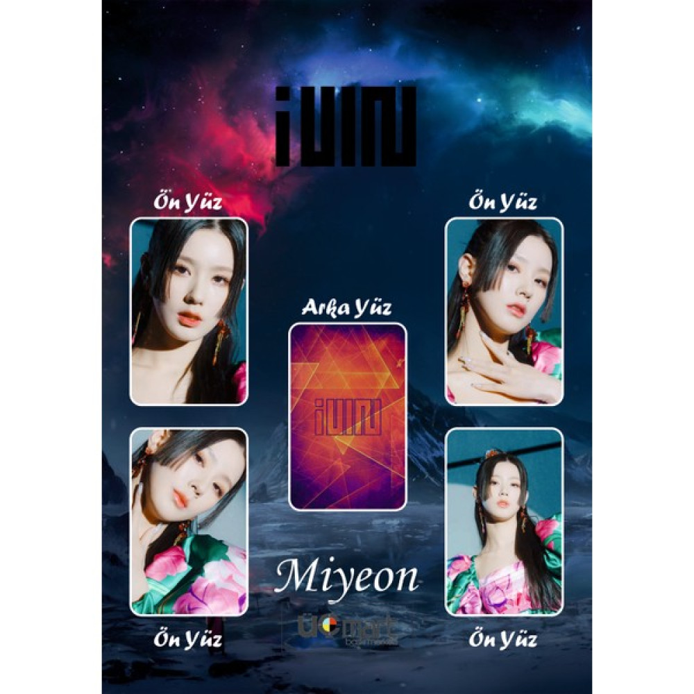 Üç Mart Baskı Merkezi (G)-Idle-Miyeon Photocard Yüksek Kalite (Fotokart,pc) Fotokopi Kağıdı Fiyatı