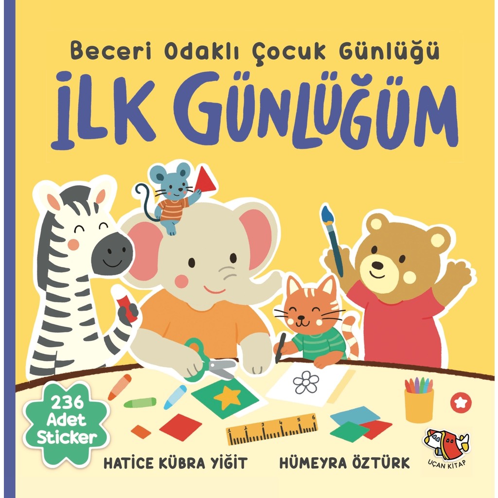 Uçan Kitap İlk Günlüğüm - Beceri Odaklı Çocuk Günlüğü - Hatice Kübra Yiğit Diğer Fiyatı