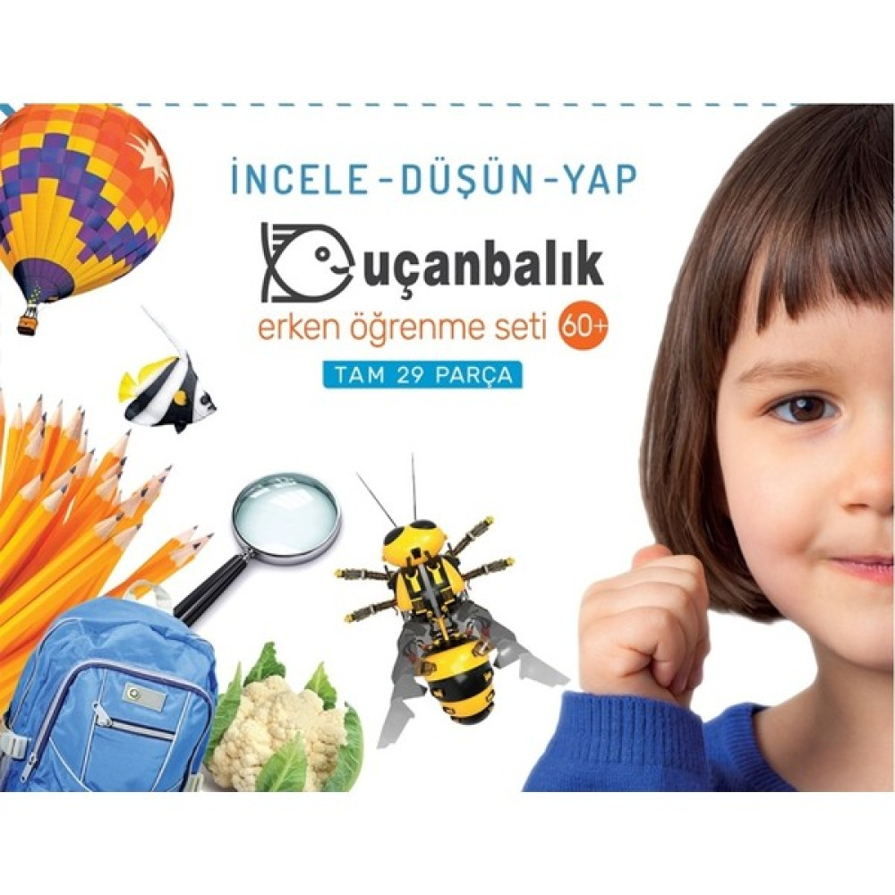 Uçanbalık Erken Öğrenme Seti 60+ Toplam 29 Parça Güncel Baskı Okul Öncesi Eğitici & Öğretici Kitaplar Fiyatı