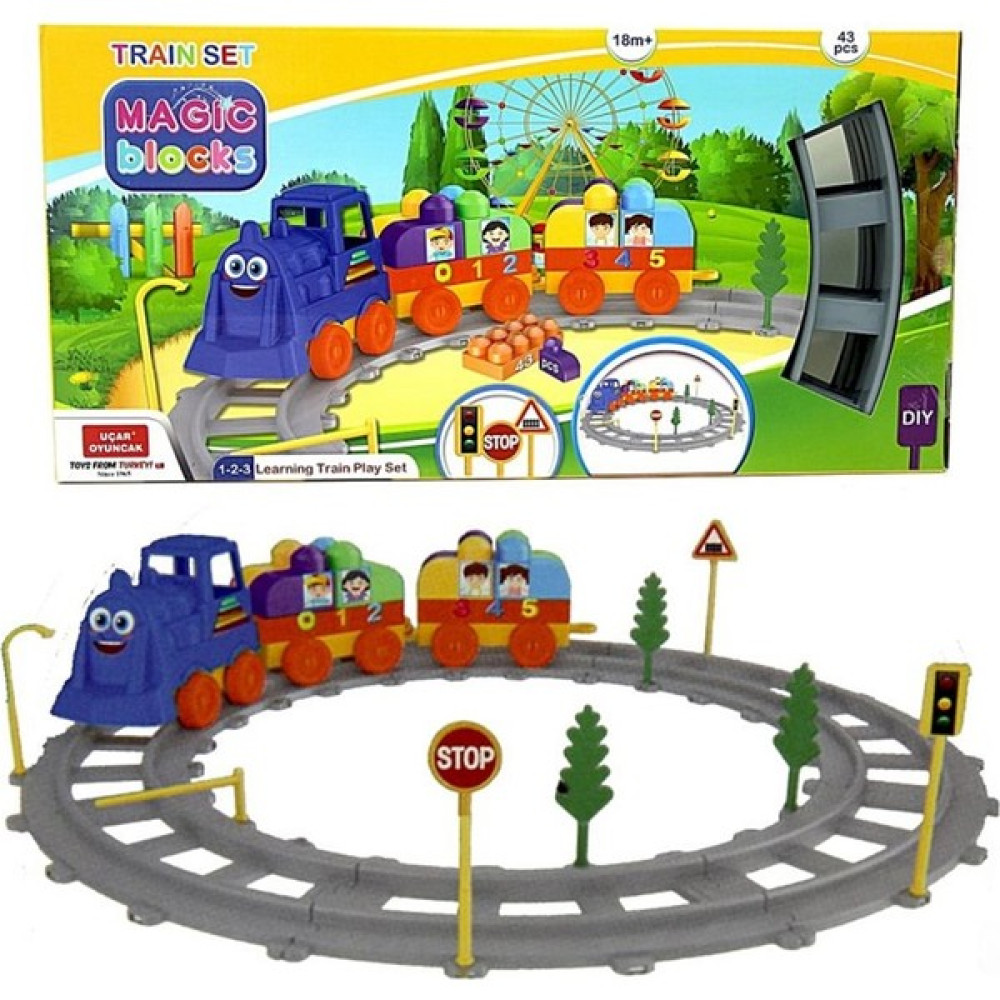 Uçar Magic Blocks 43 Parça Tren Seti Oyuncak Araç Fiyatı