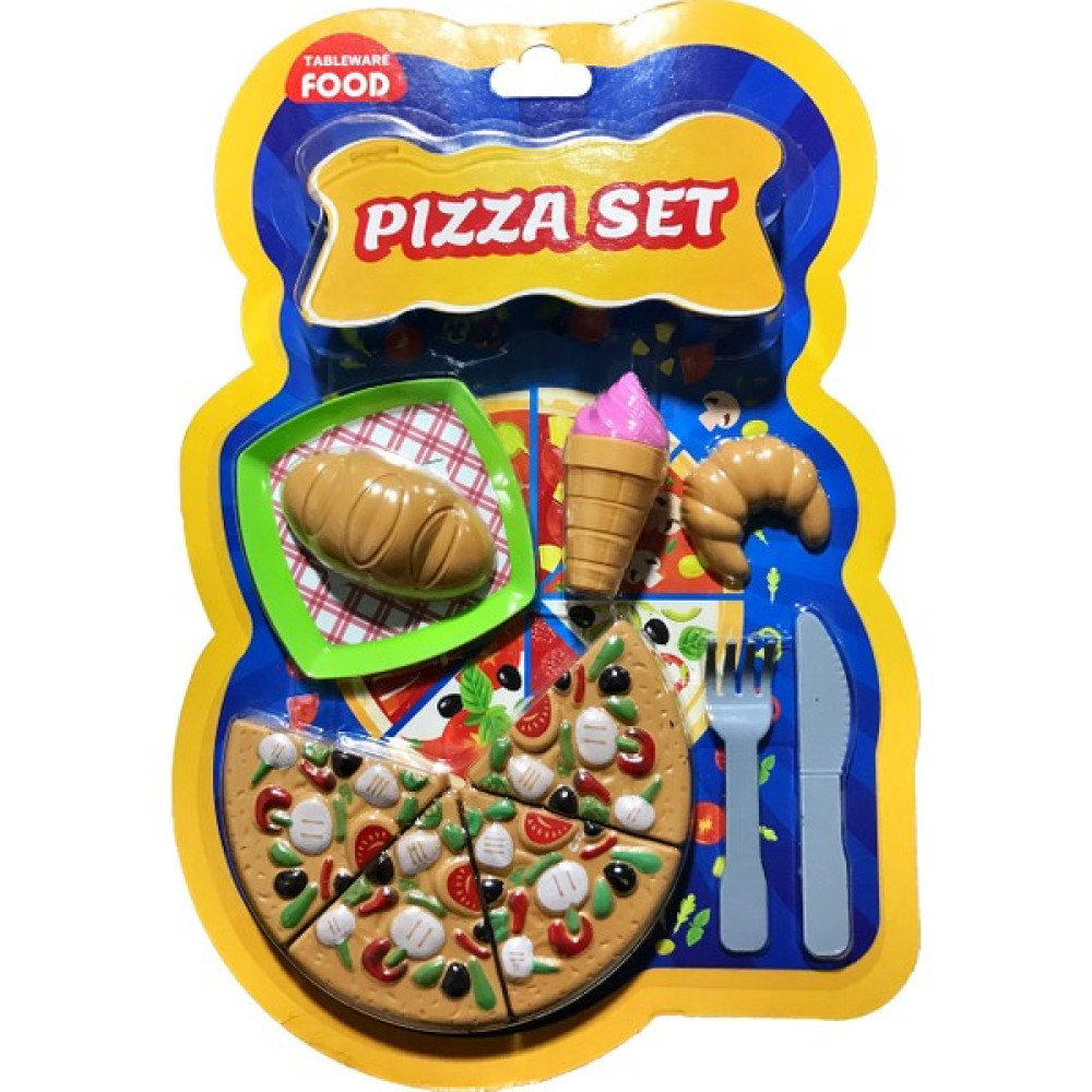Uçar Oyuncak Tableware Food Küçük Pizza Seti Kartela Oyuncak Fiyatı