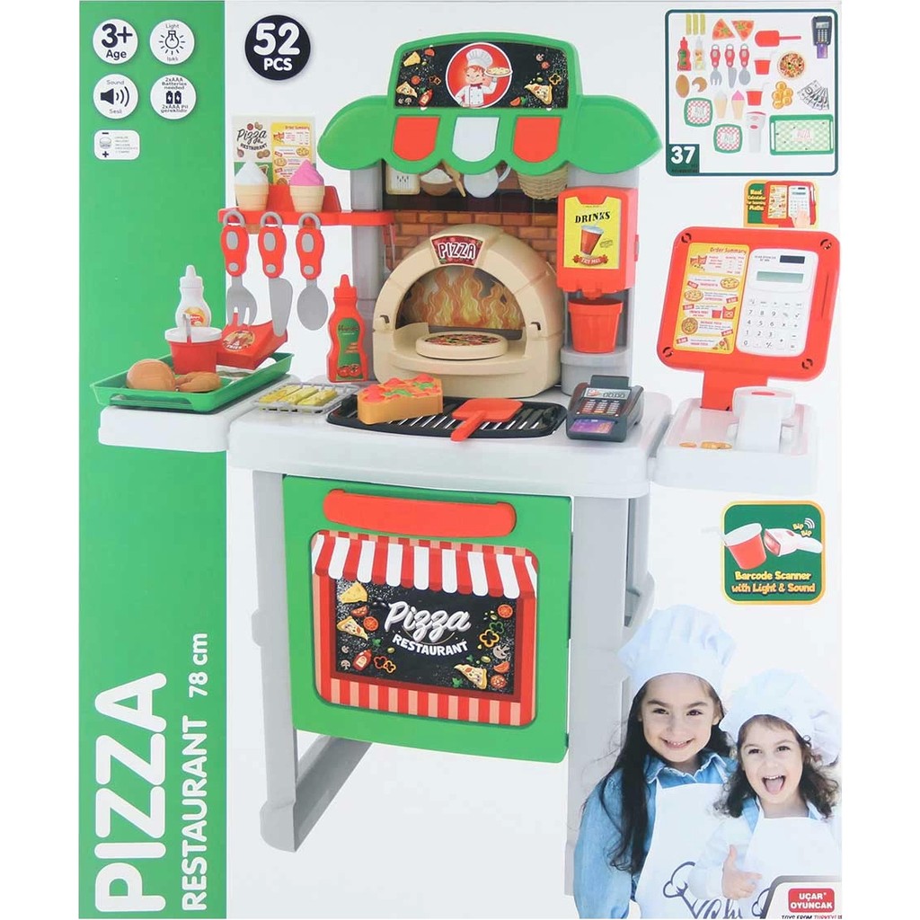 Uçar Pizza Restorant Seti 40 Parça Oyun Seti Fiyatı