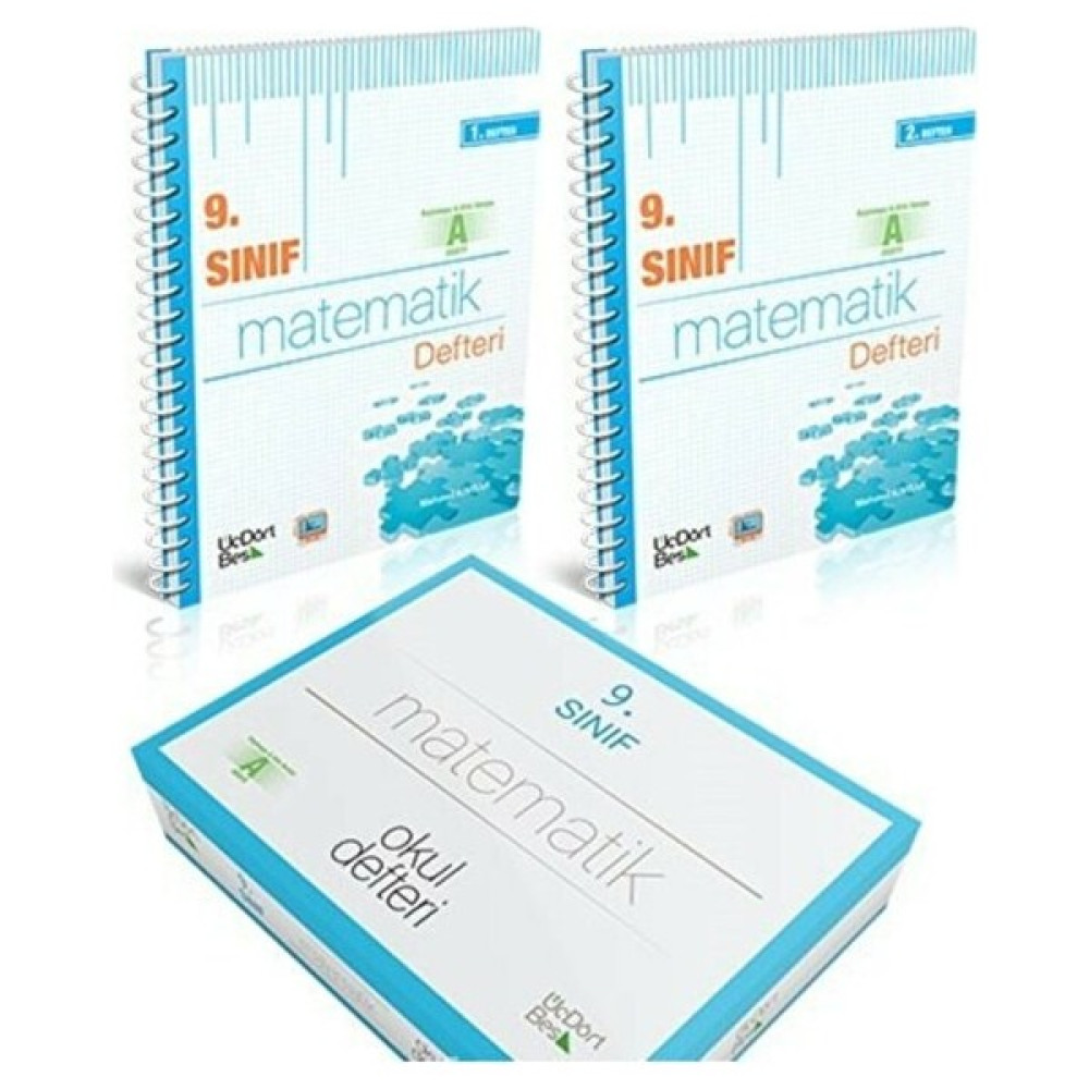 ÜçDörtBeş Yayınları 9. Sınıf Matematik Okul Defteri (1. ve 2. Dönem) Matematik Fiyatı