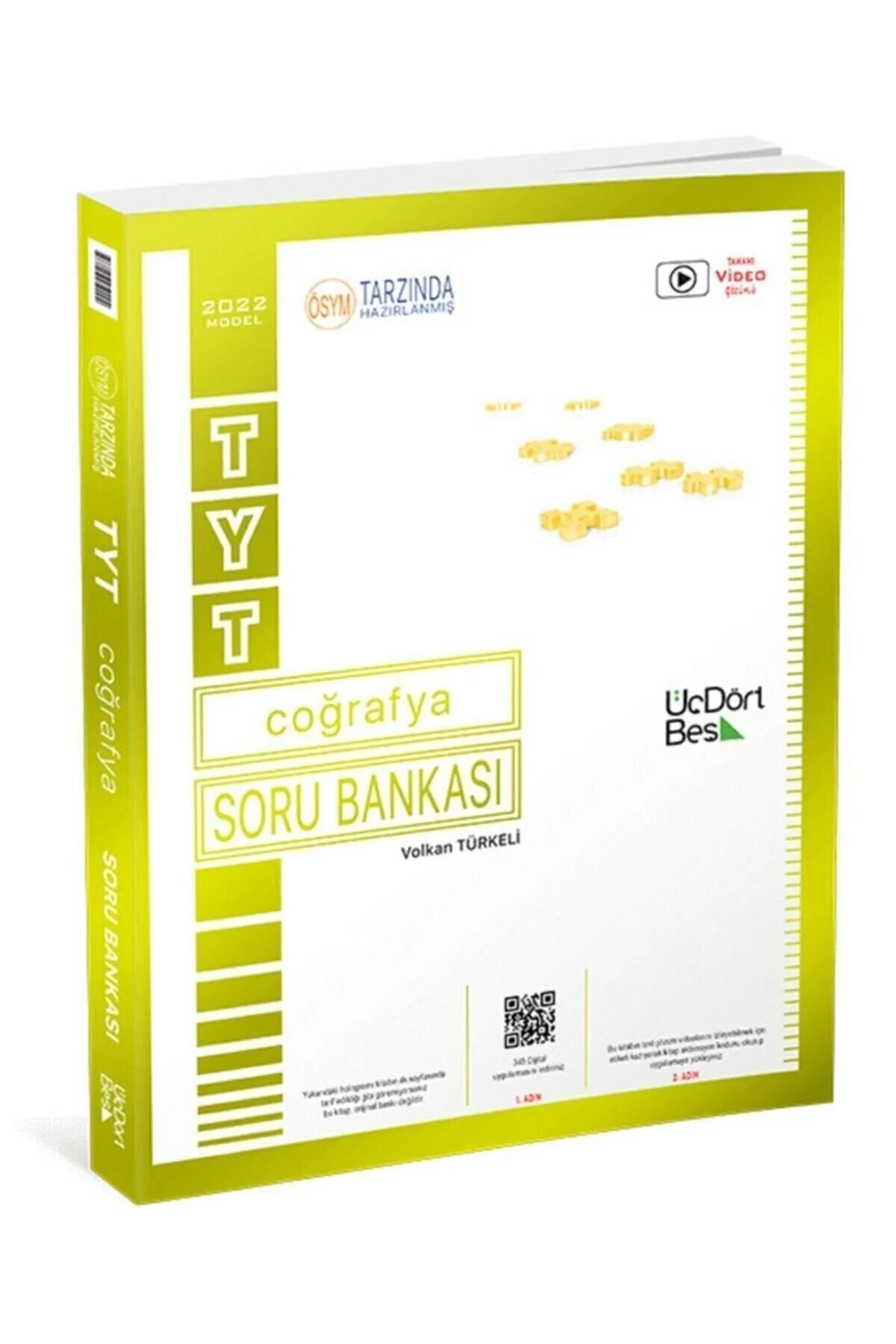 ÜçDörtBeş Yayınları Tyt Coğrafya Soru Bankası" Yardımcı Kitaplar Fiyatı