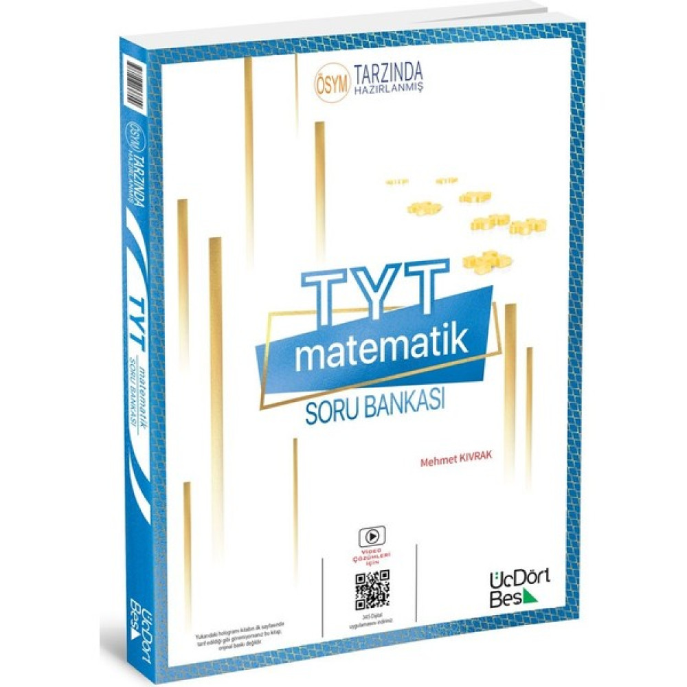 Üçdörtbeş Yayınları Tyt Matematik Soru Bankası 2024 Matematik Fiyatı