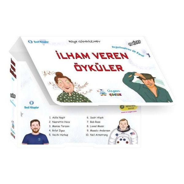 Üçgen Çocuk Rüya Gündüzhev'in Ilham Veren Öyküler – (10 Kitap) Eğitici Oyun ve Yaratıcı Aktivite Diğer Fiyatı