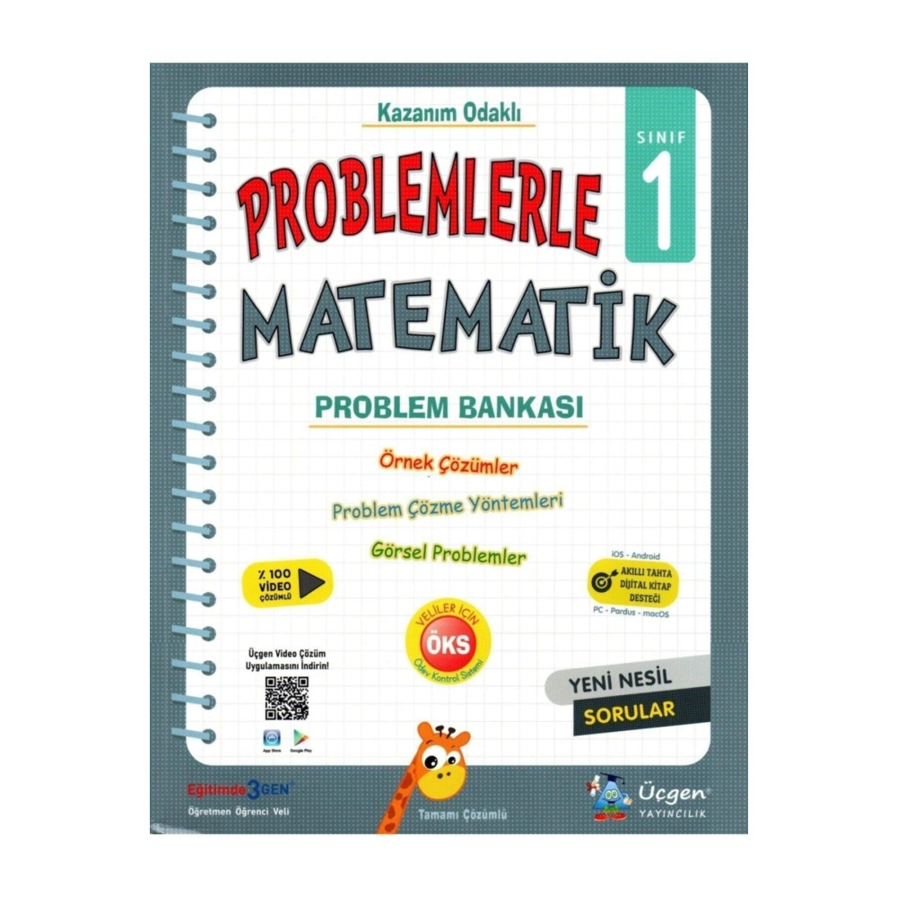 Üçgen Yayıncılık 1. Sınıf Problemlerle Matematik Problem Bankası Yardımcı Kitaplar Fiyatı