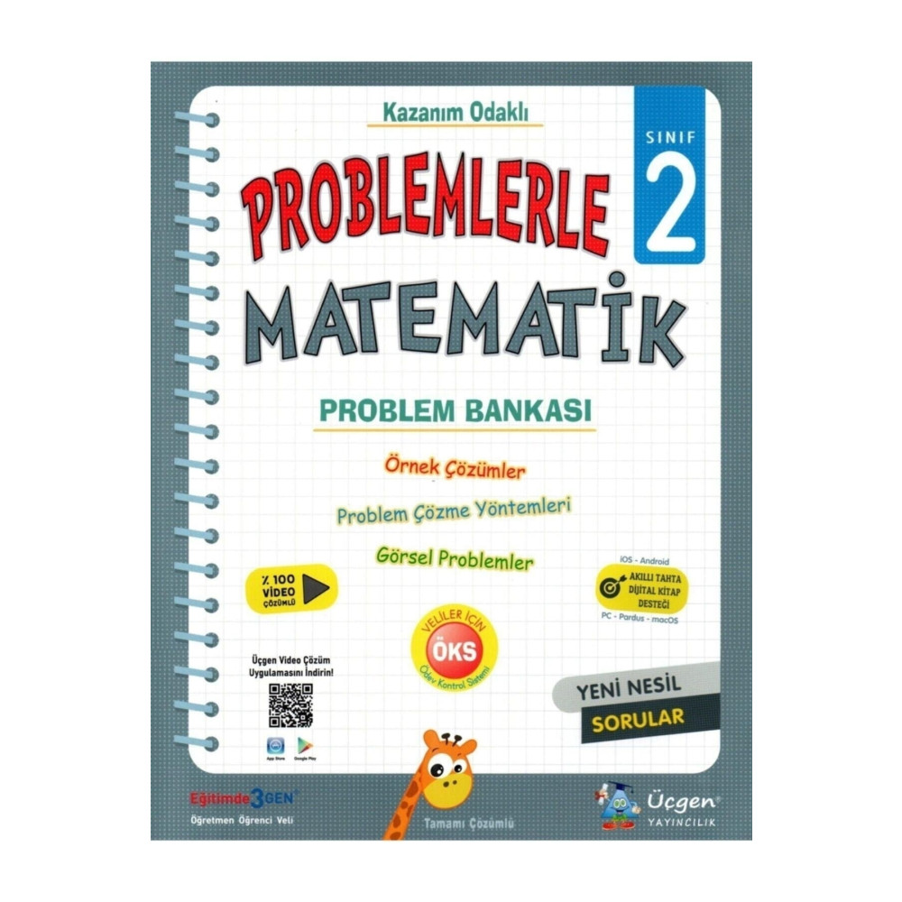 Üçgen Yayıncılık 2. Sınıf Problemlerle Matematik Problem Bankası Yardımcı Kitaplar Fiyatı