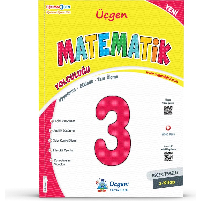 Üçgen Yayıncılık 3. Sınıf Beceri Temelli Matematik Yolculuğu Diğer Fiyatı
