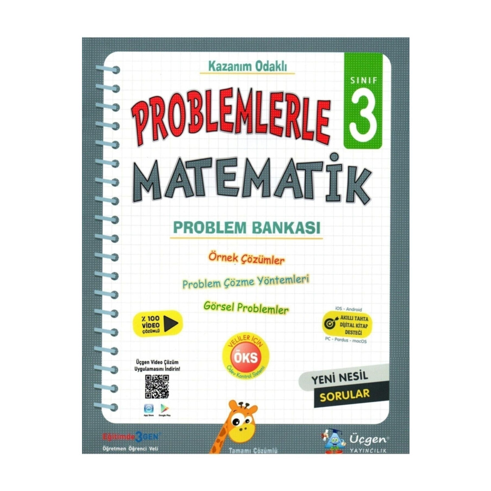 Üçgen Yayıncılık 3. Sınıf Problemlerle Matematik Problem Bankası Yardımcı Kitaplar Fiyatı