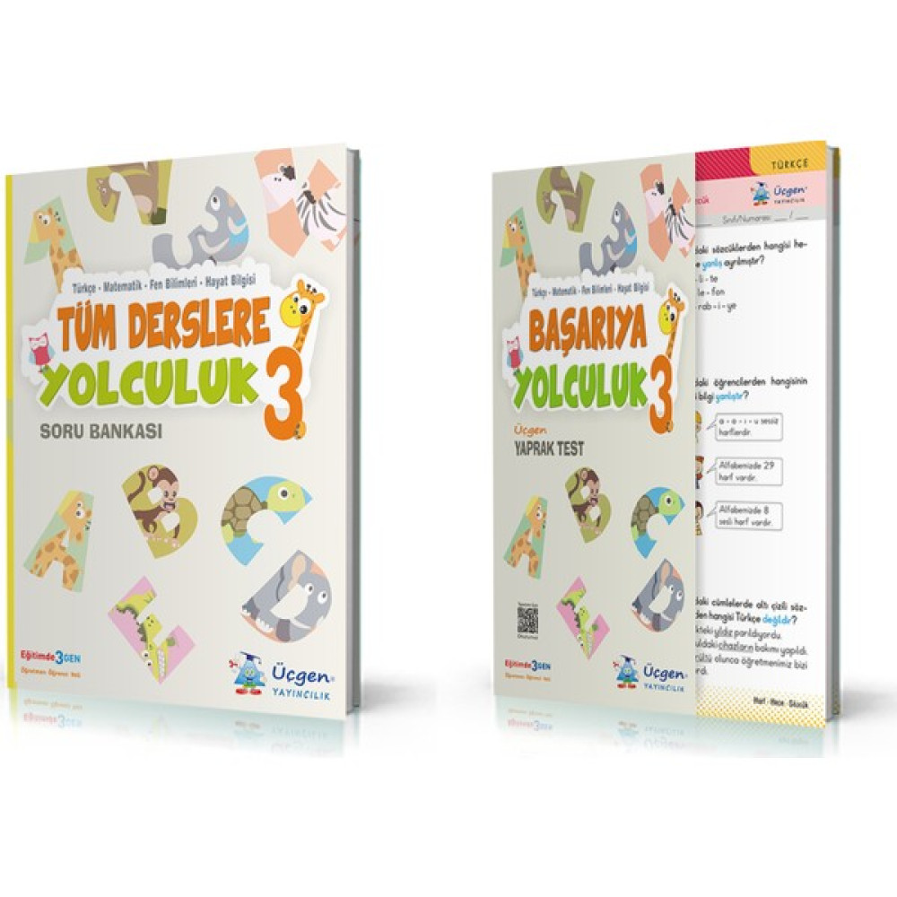Üçgen Yayıncılık 3. Sınıf Tüm Dersler + Başarıya Yolculuk ( Yaprak Test) 2 Kitap Tüm Dersler Fiyatı