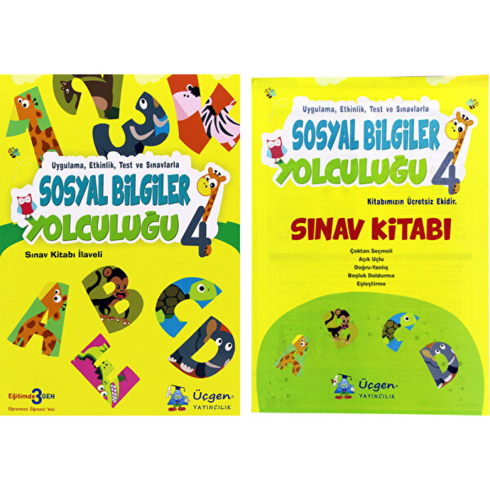 Üçgen Yayıncılık 4. Sınıf Sosyal Bilgiler Yolculuğu Sosyal Bilgiler Fiyatı