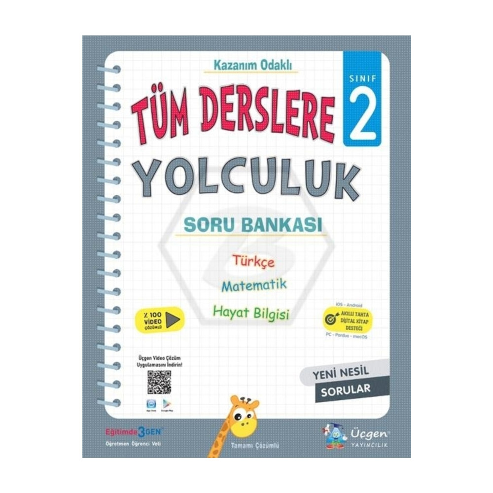 Üçgen Yayıncılık Üçgen Yayınları 2. Sınıf Tüm Derslere Yolculuk 2022 Yardımcı Kitaplar Fiyatı