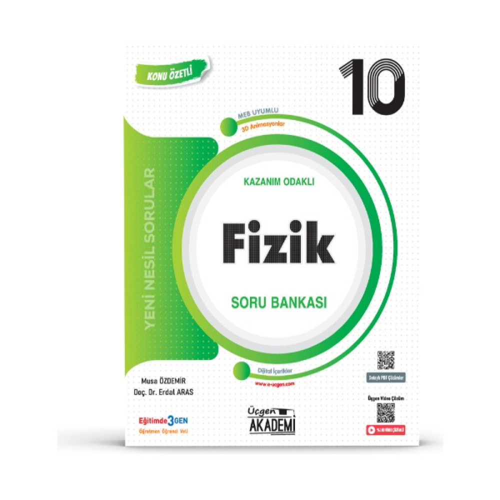 Üçgen Yayınları 10. Sınıf Fizik Soru Bankası Fizik Fiyatı