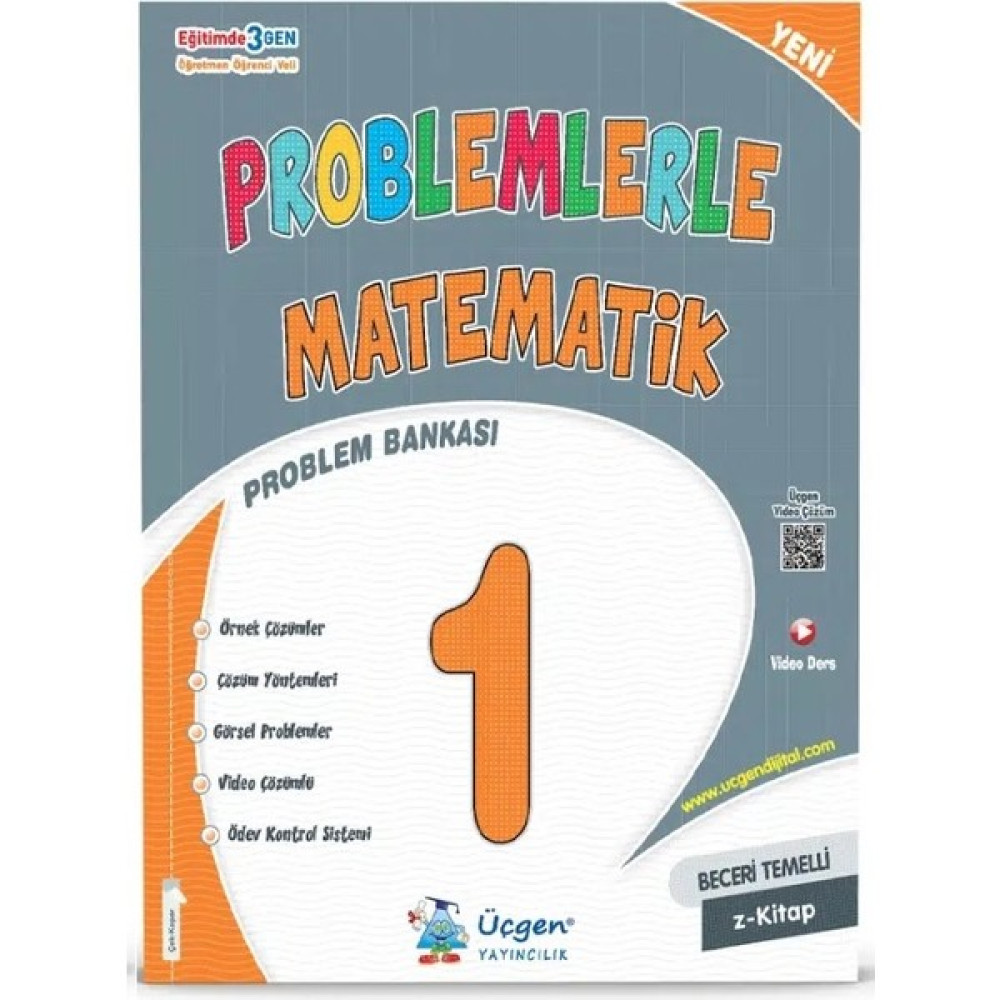 Üçgen Yayınları 2025 1. Sınıf Problemlerle Matematik Kaynak Kitapları Fiyatı