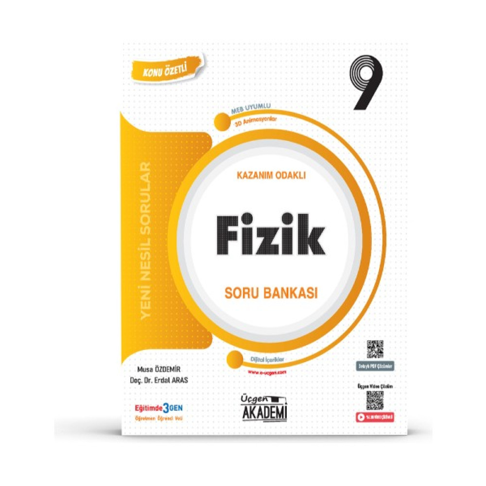Üçgen Yayınları 9. Sınıf Fizik Soru Bankası Fizik Fiyatı