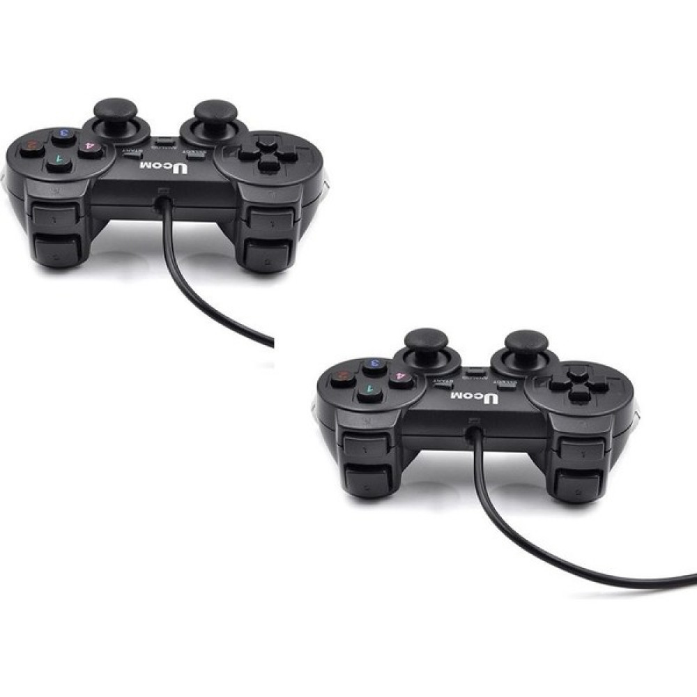 Ucom Pc Titreşimli Dualshock Gamepad Oyun Kolu 2'li Paket Konsol Aksesuarları Fiyatı