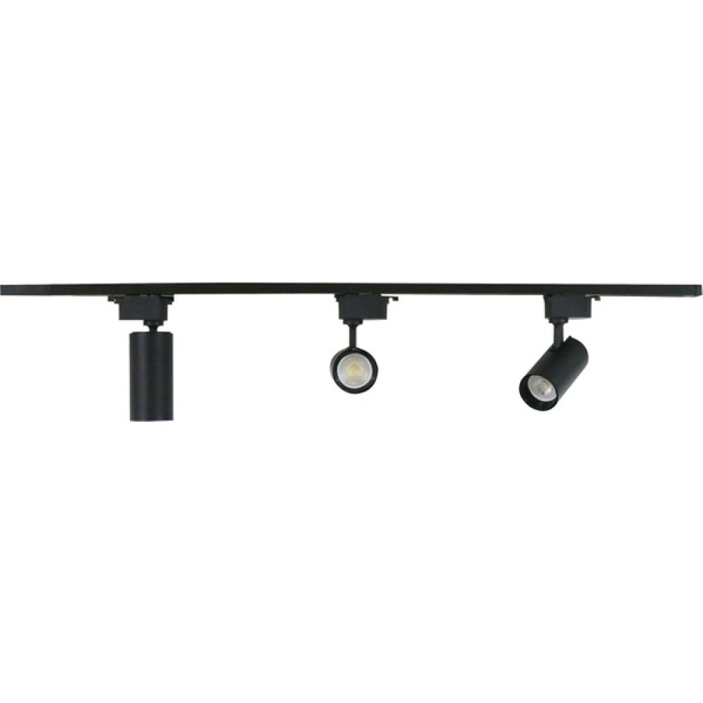 Ucuz Geldi Mini Ray Spot Set Gu10 Duylu 3 Spot Lamba + 1 Mt Ray + 3 Gu10 Led Ampul Siyah Kasa Sarı Işık Spot Fiyatı