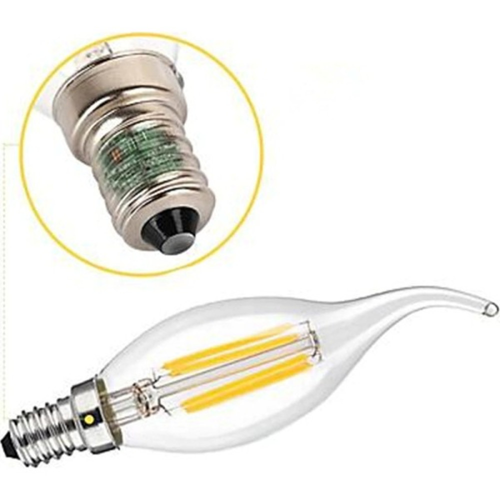 Ucuz Geldi Rustik LED Ampul 4W E14 İnce Duy Gün Işığı 3200K ERD23 5 Adet Lambam Dimmerli Kıvrık Mum Ampul - 1 - 10 W Tasarruflu Ampul Fiyatı