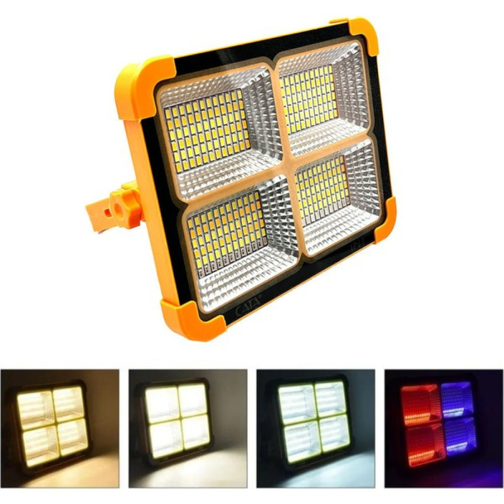 Ucuz Geldi Seyyar Solar LED Projektör Cata 200W Güneş Enerjili Portatif LED Işık Taşınabilir Sokak Aydınlatması Dış Mekan & Bahçe Oyuncakları Fiyatı