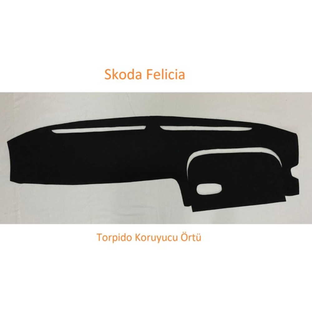 Ucuz Oto Kılıfı Skoda Felicia Halı Kumaş Torpido Örtüsü - Siyah Torpido Aksesuarları & Bakımı Fiyatı