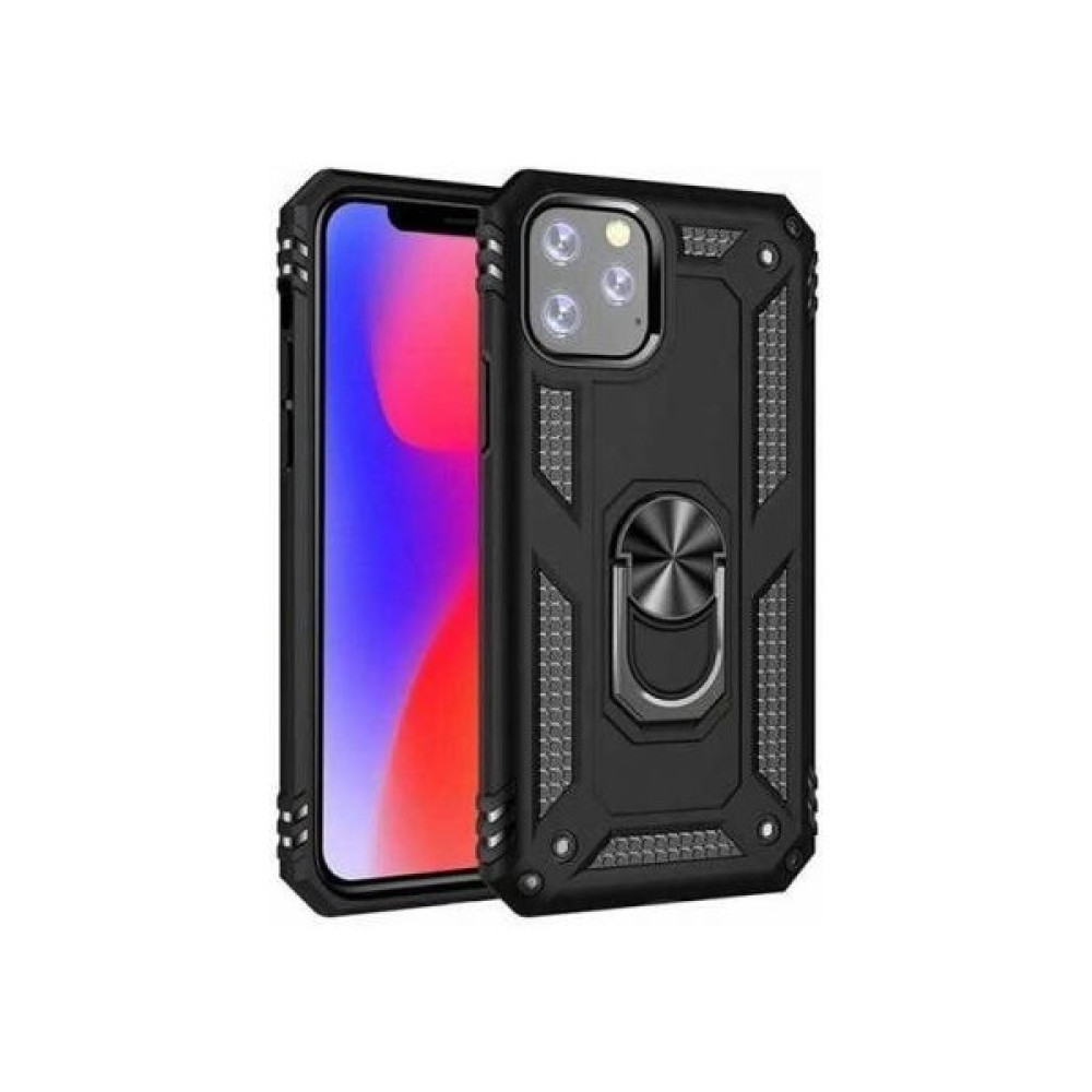 Ucuza Senin Iphone 11 Pro Yüzüklü Telefon Kılıfı / Telefon Kabı Siyah - Renkli Cep Telefonu Kılıfı Fiyatı
