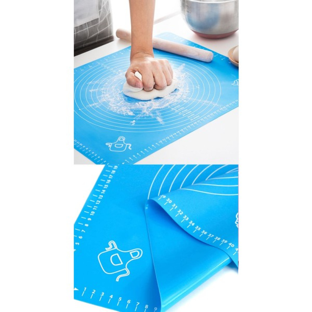 Ucuzal Büyük Boy Silikon Hamur Açma Matı Silpat 65 x 45 cm. Mavi Mutfak Gereçleri Fiyatı