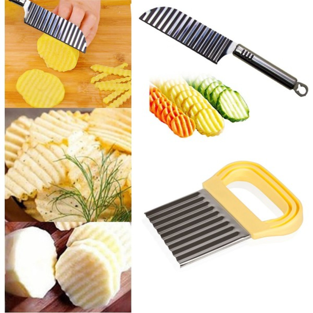 Ucuzal Şekilli Patates Bıçağı ve Chips Chopper Şekilli Patates Dilimleyici Mutfak Gereçleri Fiyatı