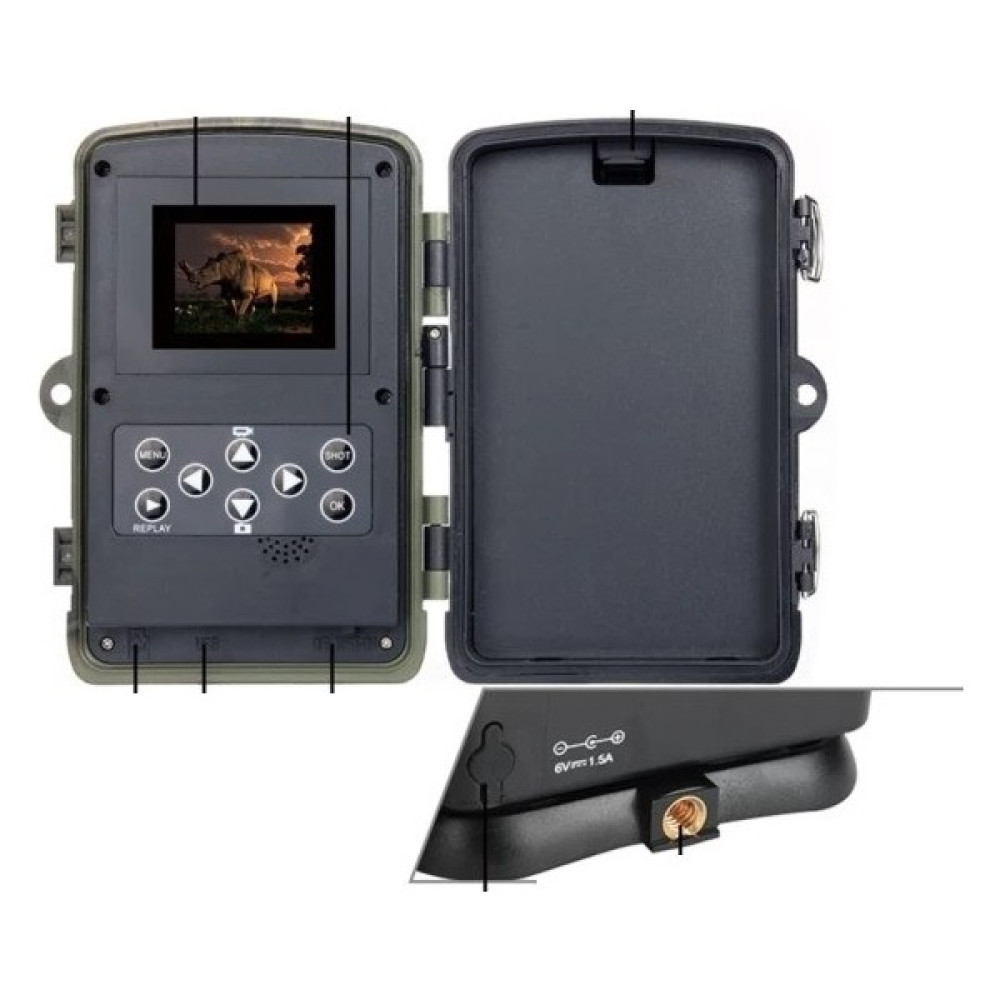 Ucz 20 Mp Fotokapan+32 GB Hafıza Kart ile Birlikte Süper Ürün (Gece Görüşlü-Ekranlı-Su Geçirmez -3 Pır) Aksiyon Kameralar Fiyatı