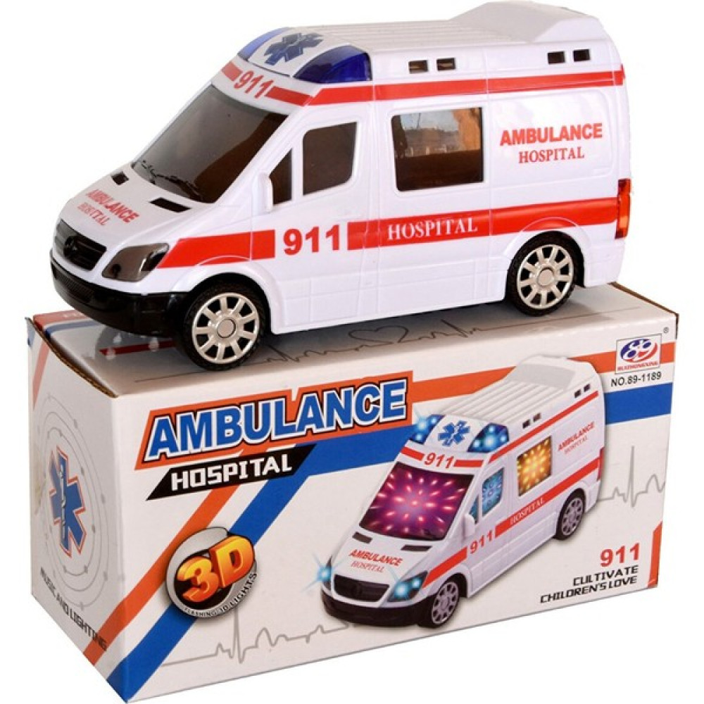 UDATOYS Ambulans Oyuncak Sesli Işıklı Çarp Dön Minibüs Oyuncak Araç Fiyatı
