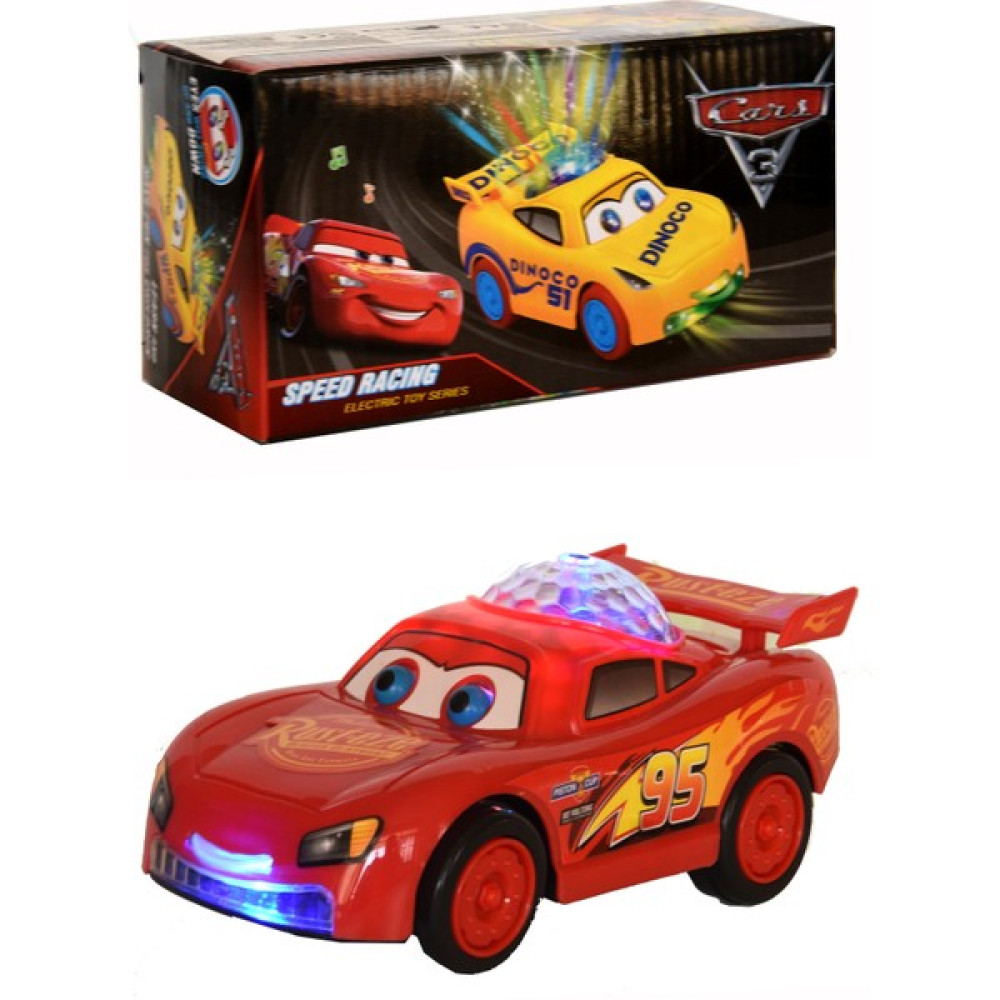 UDATOYS Cars Şimşek Mcqueen Sesli Müzikli Hareketli Çarp Dön Araba - Kırmızı Oyuncak Araç Fiyatı