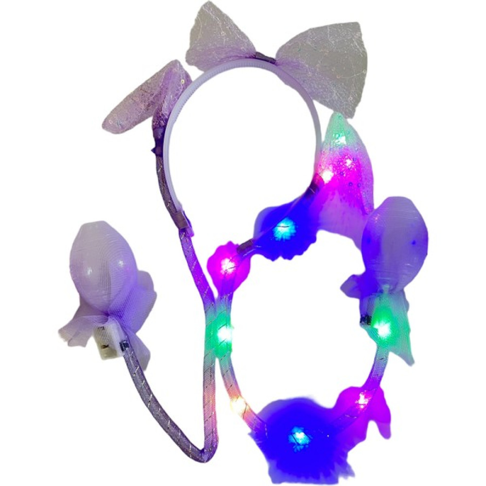 UDATOYS Tavşan Kulaklı Işıklı Hareketli Taç Şapka Pelüş Mor - sünger bob - 40 cm Peluş Oyuncaklar Fiyatı