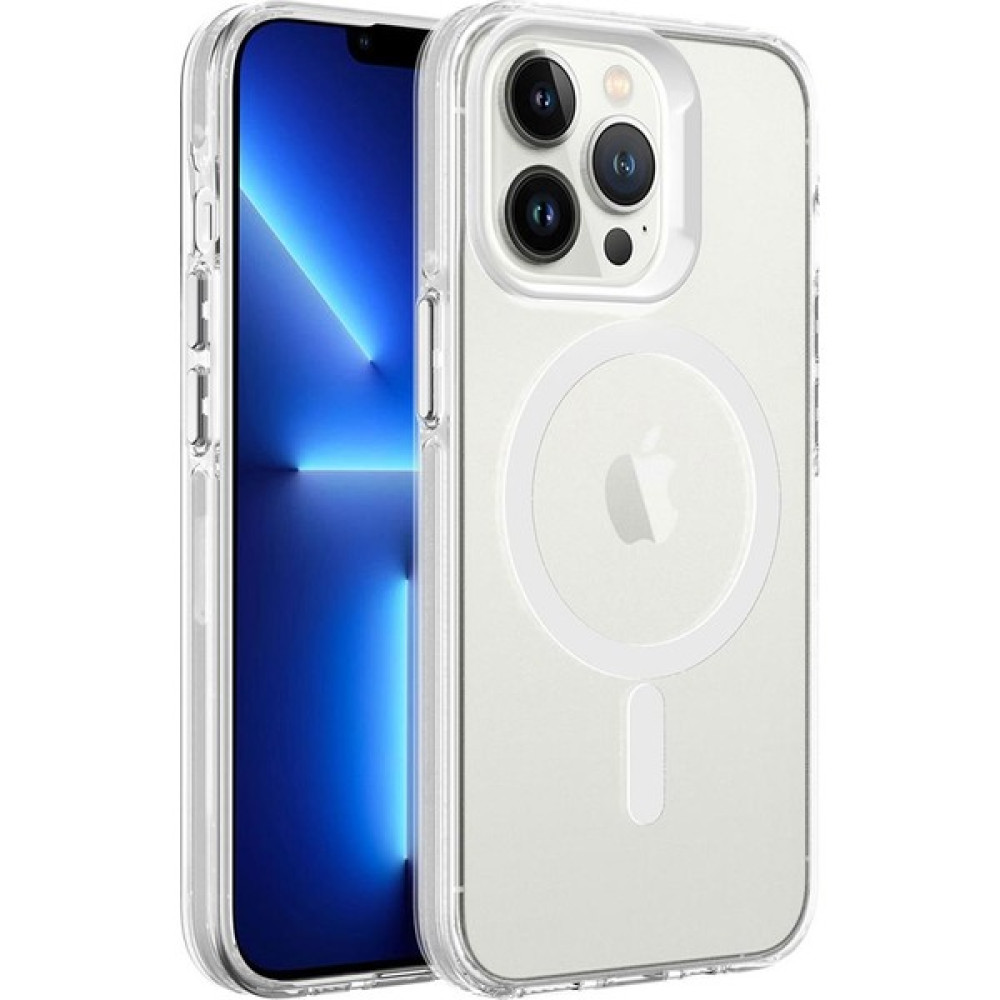Udilla Apple iPhone 13 Pro Kılıf Zore Magsafe Şarj Özellikli Buzlu Transparan C-Pro Sert Kapak - Renksiz Cep Telefonu Kılıfı Fiyatı