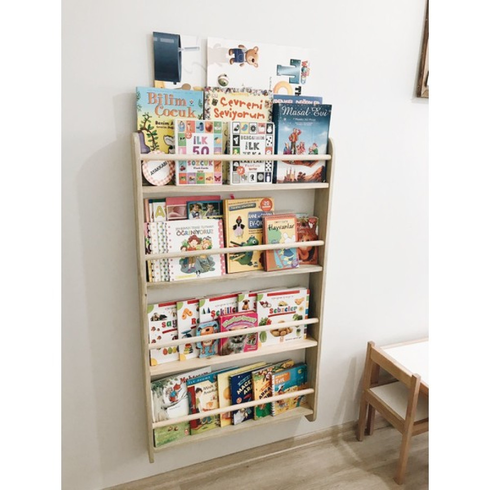 Ue Mobilya Montessori Kitaplık Ahşap Kitaplık Fiyatı