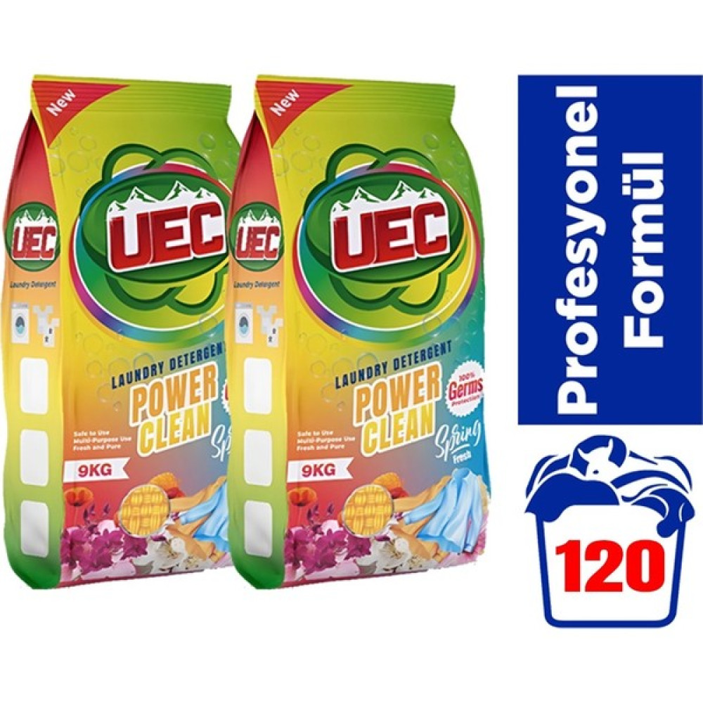 Uec Matik 9 kg Renkliler x 2 - 18 kg Çamaşır Deterjanı Fiyatı