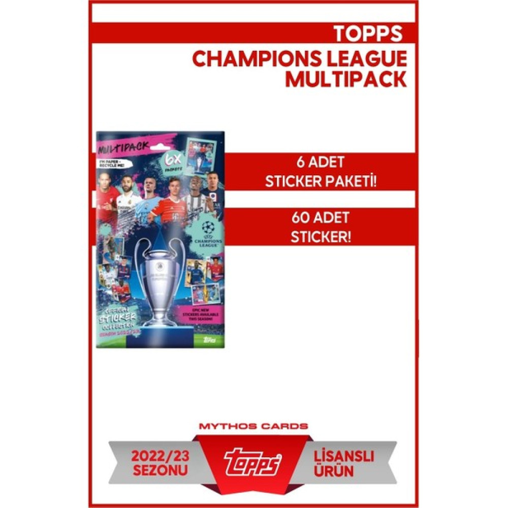 Uefa Şampiyonlar Ligi 22-23 Sezonu Stickerları - Multi Paket Hobi Fiyatı