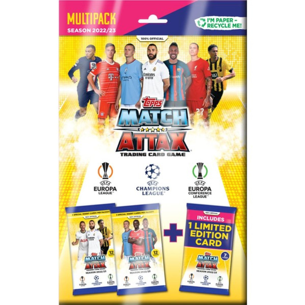 Uefa Şampiyonlar Ligi 22/23 Sezonu Match Attax – Multipaket - Renkli Açık Hava, Deniz ve Spor Oyuncakları Fiyatı