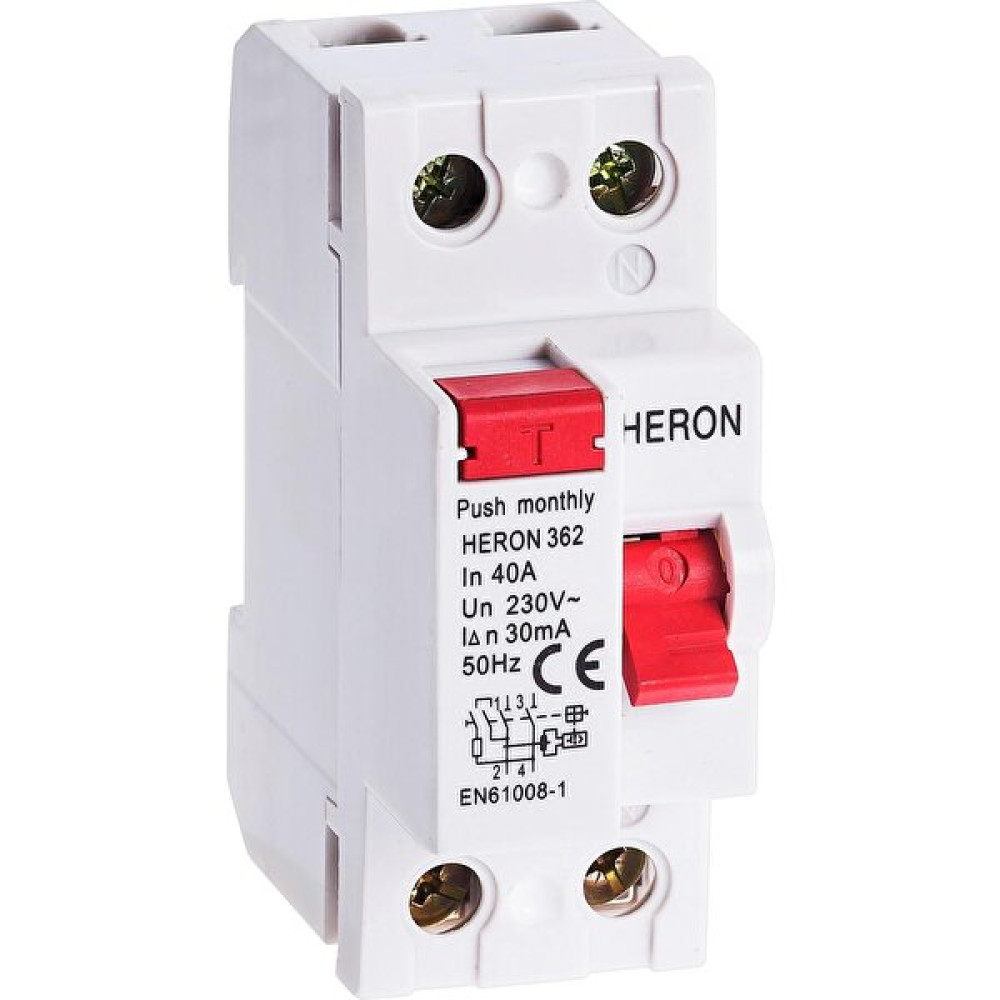 Ues Heron 2 x 40a 30ma 2 Kutuplu Kaçak Akım Rölesi - 2x40A Yedek Parça - Elektrikli El Aletleri Fiyatı