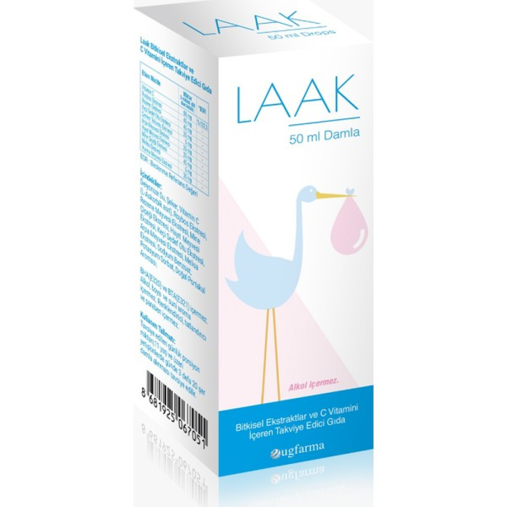 UGfarma LAAK Damla 50 ml Emziren Anneler İçin Bebek Mamaları Fiyatı