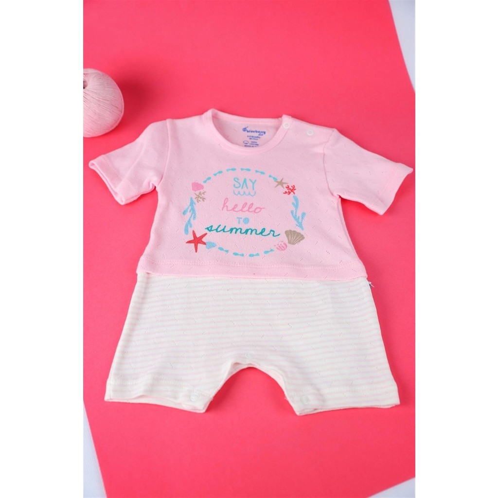 Ugly Duck 03-18 Ay Kız Bebek Pembe Golf Tulum Giyim & İç Giyim Fiyatı