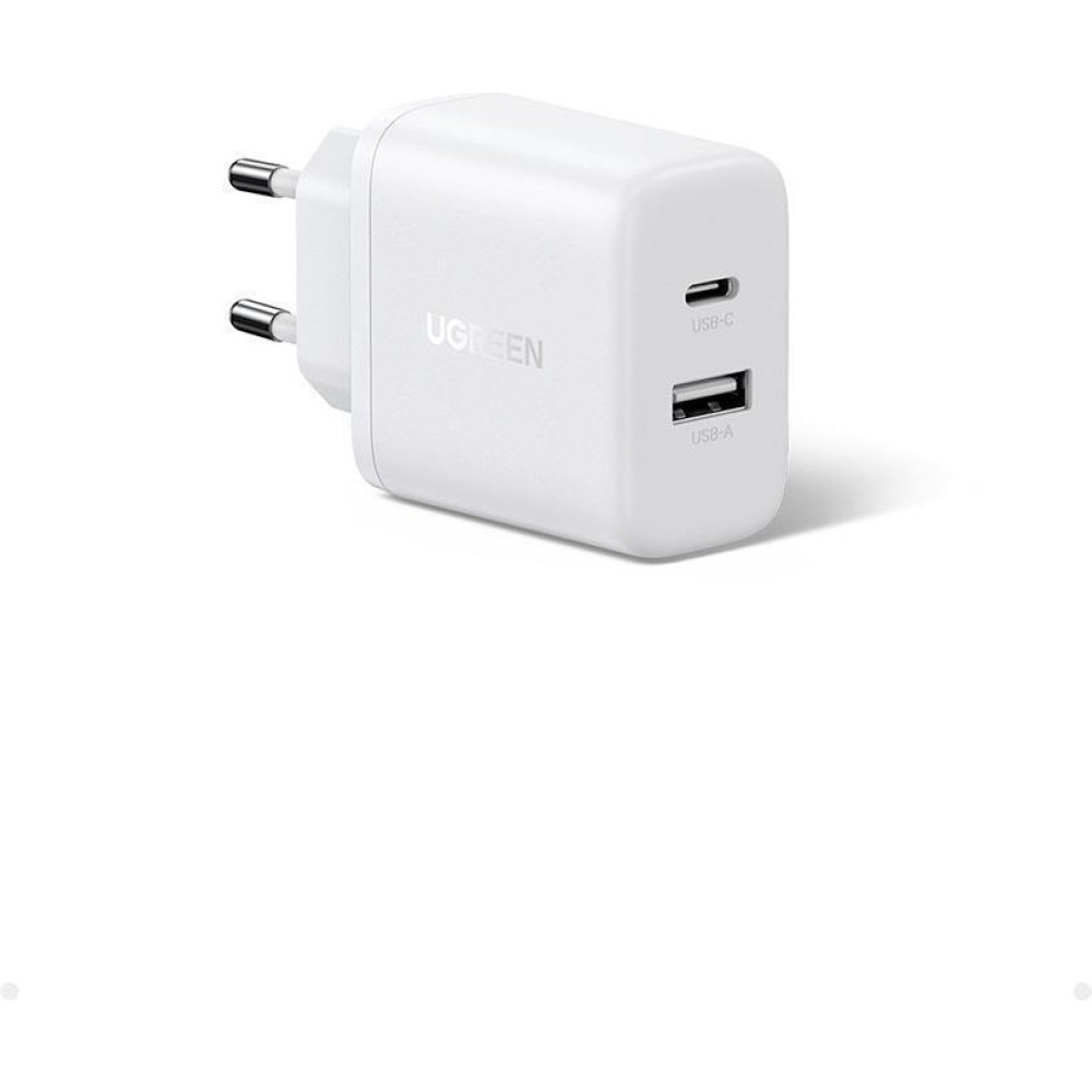 Ugreen 20W 2 Portlu Hızlı Şarj Cihazı 1xusb-A, 1xusb-C - Beyaz Cep Telefonu Şarj Cihazı Fiyatı