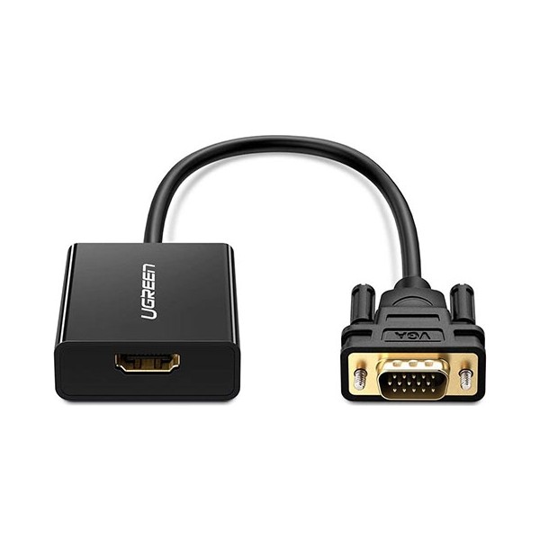 Ugreen VGA - HDMI Adaptör Kablosu, Mikrofon, Usb, Güç Kaynağı. 60814 Bilgisayar Çevirici ve Adaptörü Fiyatı